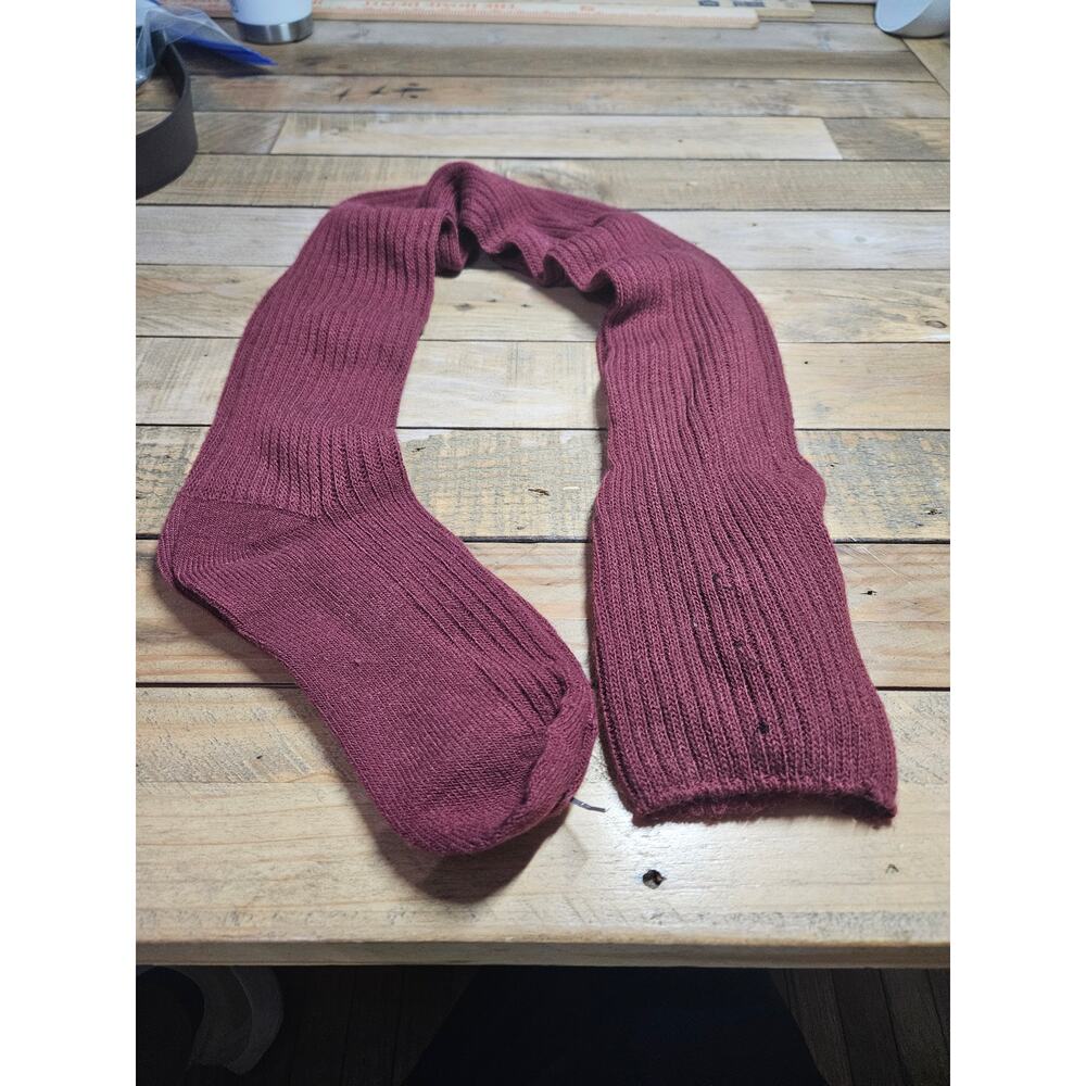 Torrid Knee High Wool Blend Socks Wine NWOT